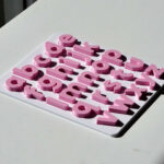 Montessori pastel lowercase alphabet puzzle for preschoolers – educational toy for early literacy and letter recognition.