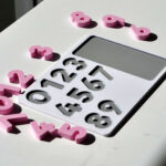 Number puzzle pieces scattered – hands-on counting toy promoting number recognition and early math skills.