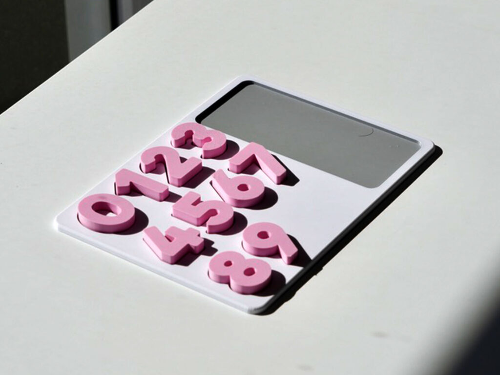 Completed number puzzle with all pieces in place – preschool counting toy for number learning and fine motor development.