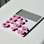 Completed number puzzle with all pieces in place – preschool counting toy for number learning and fine motor development.