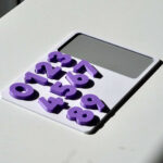 Completed number puzzle with all pieces in place – preschool counting toy for number learning and fine motor development